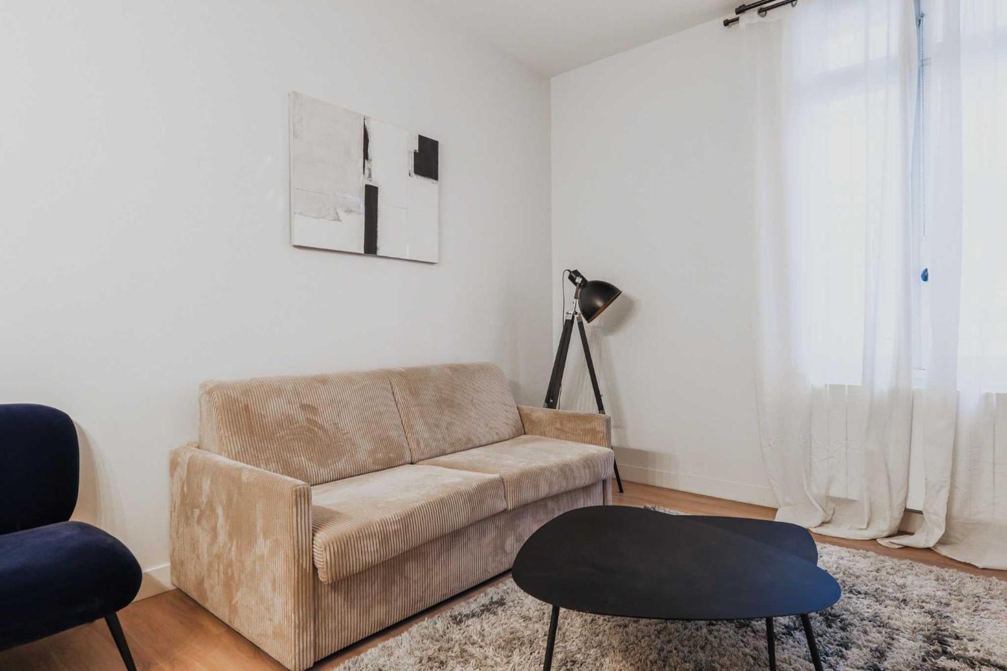Appartement Modern 1br- 4p Le Marais Quarter Parijs