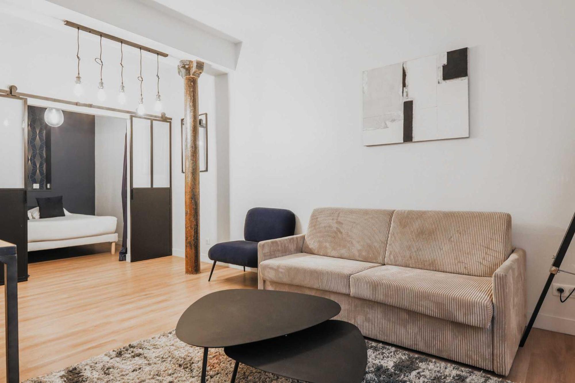 Appartement Modern 1br- 4p Le Marais Quarter